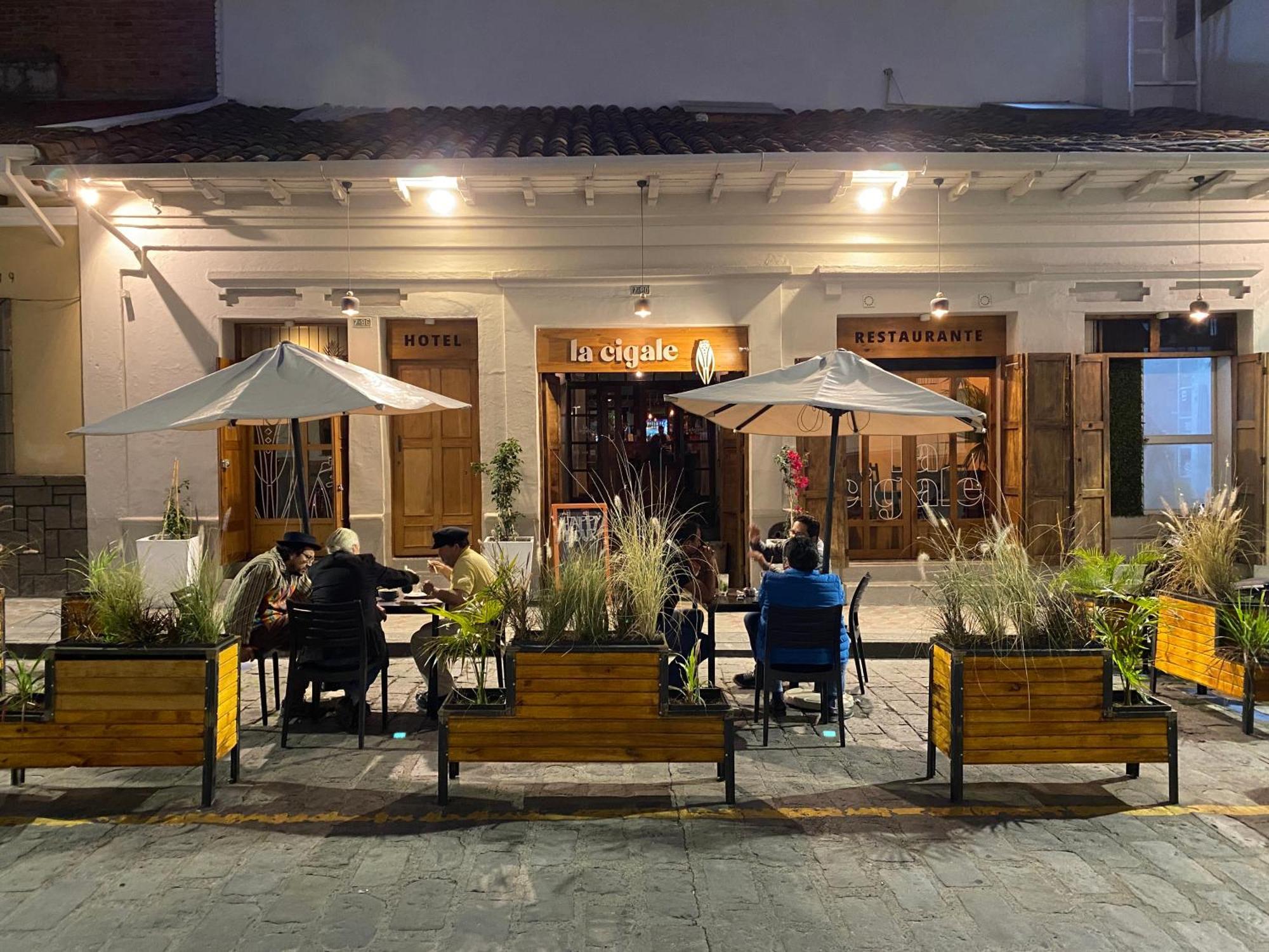 Hostal Restaurant La Cigale Cuenca Exterior foto